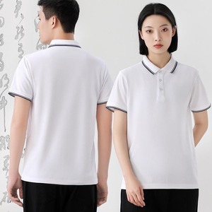 Camiseta con cuello abatible, camisa cultural publicitaria impresa, ropa de trabajo empresarial, camisa Polo con logotipo personalizado bordado - Product Image 5