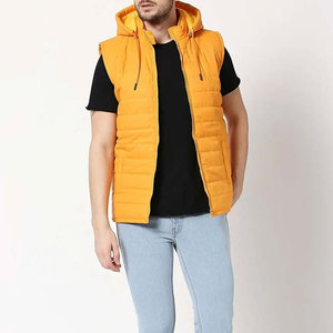 Nouveauté Gilet bouffant sans manches pour hommes Veste longue d'hiver bouffante personnalisée en gros - Product Image 4