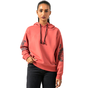 Sudadera CON CAPUCHA DE Fitness para mujer lavado con ácido ligero impermeable transpirable para entrenamiento correr y sesiones de gimnasio ropa de calle - Product Image 1