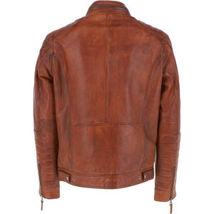 Light Weight <b>Men</b> Leather <b>Canvas</b> <b>Jacket</b> Durable Casual Plain Windproof Waterproof Eco-Friendly Fashion <b>Jacket</b> - Product Image 4