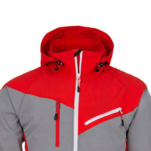 Logo personnalisé 100% polyester chasse en plein air coupe-vent veste zippée hommes hiver thermique polaire Softshell vestes pour hommes - Product Image 4