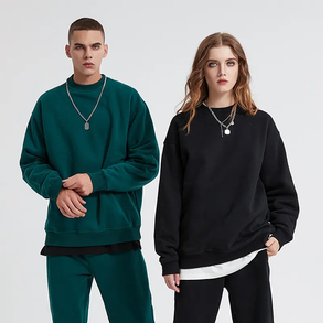 เสื้อสเวตเชิ้ตพิมพ์ลายตามสั่ง คุณภาพสูง สำหรับทุกเพศ ผ้าโพลีเอสเตอร์/คอตตอนเนื้อหนา สำหรับฤดูหนาว ทรงโอเวอร์ไซส์ คอกลม ผ้าฟลีซ เสื้อฮู้ดดี้แบบเรียบง่ายสำหรับผู้ชาย - Product Image 3