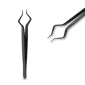 Pinces d'isolation pour extensions de cils, design en V, pointes de précision, pinces faciles à utiliser, outils d'application pour les artistes des cils - Product Image 4