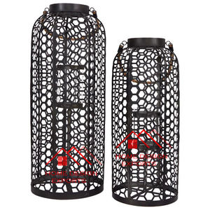 2025 Hot Selling Latest <b>Lantern</b> With Chain Design 2024 Mesh Design <b>Gold</b> Plated Latest Design Table Top Decorative Centerpiece - Product Image 5