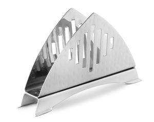 Stainless Steel Bar <b>Napkin</b> Holder Modern Wave Design Stable Base Easy <b>Dispense</b> Perfect for Bars Cafes Restaurants - Product Image 5