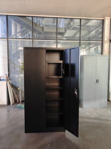 안전한 강철 서류 정리 캐비닛 로커 옷장 보관 옷장이있는 금속 보관 옷장 - Product Image 6