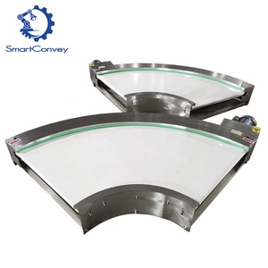 90 derece ağır parsel boşaltma bant konveyör ile <span class=keywords><strong>PVK</strong></span> malzeme - Product Image 3