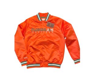 Vestes de baseball universitaires en coton de haute qualité personnalisées, grande taille, imperméables, saison hivernale, broderie en cuir imprimée - Product Image 1