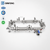 QINFENG Ensemble de vannes et raccords en acier inoxydable forgé poli pour système de refroidissement liquide de centre de données