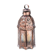 Mini porte-bougie pilier marocain antique en fer forgé, de luxe, unique, fait main, écologique, découpé, personnalisable pour mariage, avec verre
