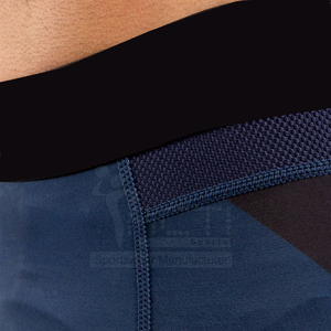 Hot Sale <b>Compression</b> Leggings <b>for</b> <b>Men's</b> Polyester Spandex MMA Workout Sublimated Running <b>Tights</b> MMA Leggings - Product Image 5