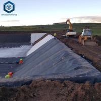 Prix direct usine Harga Geomembrane HDPE 1,5 mm Fabricant de bâches en HDPE pour l'étanchéité des bassins et la gestion des déchets solides