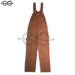 Salopette Duck pour homme Pecan 36x30 pouces Vêtements de travail confortables et durables Toutes saisons avec bretelles réglables Plusieurs poches - Product Image 5