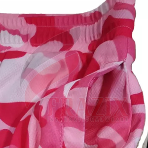 Pantalones cortos de baloncesto de malla de poliéster 100% para hombres patrón de sublimación completa sobreimpresión logotipo transpirable bordado aceptable - Product Image 5