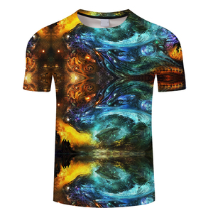 T-shirts pour hommes imprimés par sublimation, style urbain, tissu tricoté, écologique, séchage rapide - Product Image 6