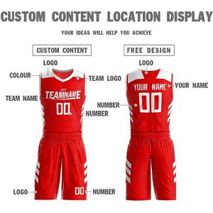 Maillot de basket-ball vierge réversible personnalisé, livraison rapide, uniforme de basket-ball court - Product Image 3