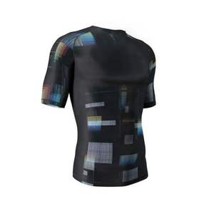 OEM ODM Lightweight Half Sleeve Compression <b>Rash</b> <b>Guard</b> Custom Sublimation Fabric MMA Jiu Jitsu <b>BJJ</b> Use <b>Rash</b> <b>Guards</b> - Product Image 1