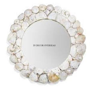 Small Hammered Texture High Grade Gold Plated Heavy Duty Metal Unique Designer Frame Wall Mirror <b>Supplies</b> In Impressive Price - Product Image 2