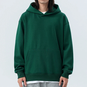 Streetwear uni vierge en molleton zippé surdimensionné personnalisé lourd pull délavé à l'acide vintage sweats à capuche de poche pour hommes - Product Image 3