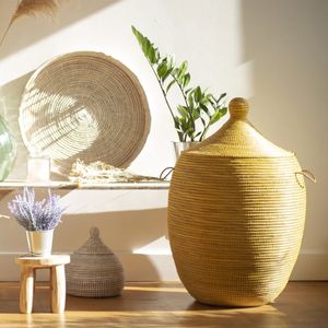 Coamigable-cesta tejida de mimbre hecha a mano, cesta de regalo de frutas, juego de flores y Bolga espacial - Product Image 2