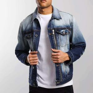 Chaqueta Vaquera Retro para Hombre, Bordada, de Invierno, Tela Suave al Tacto, Algodón Premium, Cierre de Botones, Personalizable, Transpirable - Product Image 6