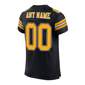 เสื้อเจอร์ซีย์ฟุตบอลอเมริกันรักบี้ระบายอากาศผ้าฝ้าย100% เป็นมิตรกับสิ่งแวดล้อมปรับแต่งโลโก้ได้เองจากโรงงาน - Product Image 3