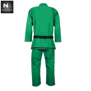 Uniforme de Karate para Hombre al Por Mayor al Mejor Precio y Color Verde, Servicios OEM, Uniforme de Karate para Hombre de Primera Calidad por NEEDS OUTDOOR - Product Image 3