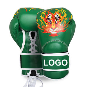 Gants de boxe en cuir PU unisexe personnalisés de haute qualité Design OEM le plus tendance pour l'extérieur Sparring Fight Wear Gants de boxe - Product Image 3