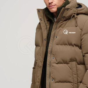 Warm And Comfortable Men Puffer <b>Jacket</b> Ideal For Casual Outings And Layering During Fall Or Winter Seasons - Product Image 3