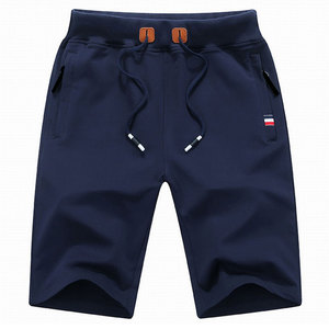 Short de sport personnalisé pour hommes du fabricant OEM High Street Casual Plain Design Fermeture à la taille élastique Motif solide 100% toile - Product Image 1