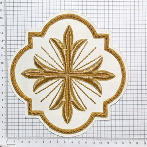 Magnifiques Badges Croix en Feutre Tissé de Luxe Personnalisés à Faible MOQ, Décoratifs à Coudre pour Vêtements Promotionnels - Product Image 5