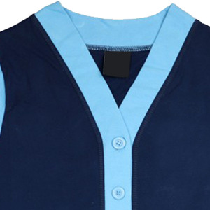 Suéteres tipo cárdigan lisos al por mayor, personalizables, con cuello en V, manga larga, ligeros, para club - Product Image 5