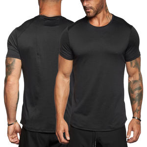 T-shirt de sport à manches courtes pour homme, coupe oversize, avec logo personnalisé, respirant, séchage rapide, idéal pour la course et la musculation - Product Image 4