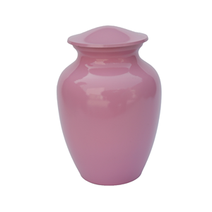 Vente chaude Bébé Rose À La Main En Métal Urne Crémation Dernière Conception En Aluminium Funéraire Mémorial Souvenir Cendres Enterrement De Noël - Product Image 1