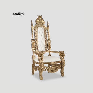 NewFashionThrone teca caoba Mindi Jackfruit roble haya abedul ceniza Silla de comedor clásico tradicional estilo francés precio al por mayor - Product Image 3