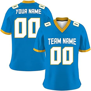 Uniforme de football américain respirant de haute qualité Usine Vente en gros Maillot de football cousu Ensemble de vêtements de sport - Product Image 1