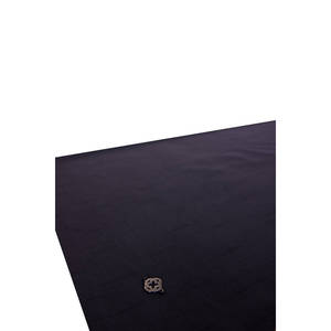Lightweight Cotton Striped Scarf-Navy Blue 65x190 Soft Breathable Luxury Style - Product Image 2