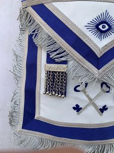 เครื่องประดับพิธีกรรมเมสัน ผ้ากันเปื้อนสีน้ำเงิน โซ่ คาลลอร์&ถุงมือ-JEWEL-HSE - Product Image 6