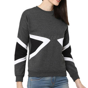 Sweat-shirts pour femmes en polyester/coton tricoté, fabriqués au Pakistan, avec logo personnalisé imprimé sur le devant, pour l'hiver. - Product Image 4