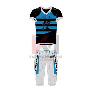 Concevez Votre Propre Uniforme De Football Américain En Gros Personnalisé Uniforme De Football Ensemble Nom D'équipe Numéro Logo Imprimé Haute Performance - Product Image 5