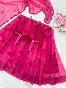 Conjunto de Kurti Anarkali de Georgette Bordado, Listo para Usar, Estilo Indio, con Dupatta, para Mujeres y Niñas, Ideal para Bodas y Fiestas - Product Image 2