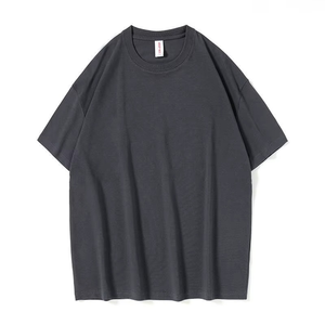 T-shirt basique en coton uni pour homme, coupe confortable, tissu doux, fabricant OEM ODM - Product Image 5