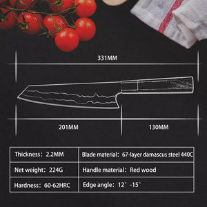 Cuchillo de Chef Profesional de Acero Inoxidable, Cuchillo de Cocina Personalizado de Alta Calidad con - Product Image 5