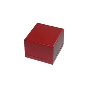 Large 75x75x57mm Engagement Ring Display Box Protective <b>Jewelry</b> <b>Storage</b> Solution for Rings & Accessories - Product Image 1