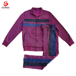 Conjunto Deportivo de 2 Piezas para Hombre, Personalizado, de Alta Calidad, Grueso, Transpirable, Sólido, con Cierre de Cremallera, para Otoño - Product Image 5