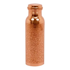 Eco-Friendly Customized Pure Copper <b>Water</b> <b>Bottle</b> From India Handmade Pure Copper <b>Water</b> <b>Bottle</b> New Arrival - Product Image 1
