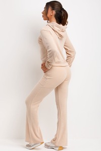 Sudadera con capucha beige personalizada para Gimnasio Deportivo Ajuste regular de moda con diseño bordado Material de algodón cómodo - Product Image 6