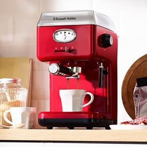 Russell Hobbs 28250 caffè Espresso retrò macchina rossa