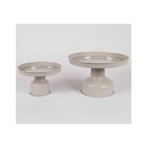 Soporte de pastel de metal de nuevo diseño con base de madera soporte de pastel de tamaño personalizado de la más alta calidad al precio más bajo - Product Image 5