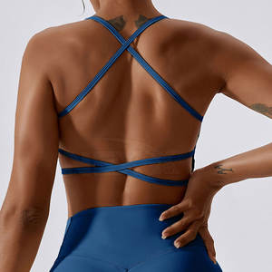 Sujetador deportivo de poliéster LICRA para mujer Sujetador deportivo sin costuras de calidad superior para gimnasio Yoga Entrenamiento y ropa activa - Product Image 2